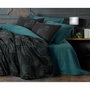 BigBuy Home Parure de couette Bleu pétrole à pois, 220 x 240 cm