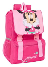 Safta Sac à dos extensible Minnie Mouse 18.5 x 41 x 15 cm, recommandé à partir de 3 ans