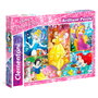 Clementoni Puzzle Brillant Princesas Disney 104 Pièces - Taille Puzzle 33.5x23.5 cm - Boîte 34.3x24.3x3.5 cm