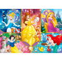 Clementoni Puzzle Brillant Princesas Disney 104 Pièces - Taille Puzzle 33.5x23.5 cm - Boîte 34.3x24.3x3.5 cm