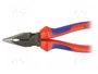 Knipex Pince universelle à pointe 185 mm