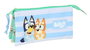 Safta Portatodo triple Bluey "Sisters" - Boîte de rangement pour enfants, 22 x 12 x 3 cm