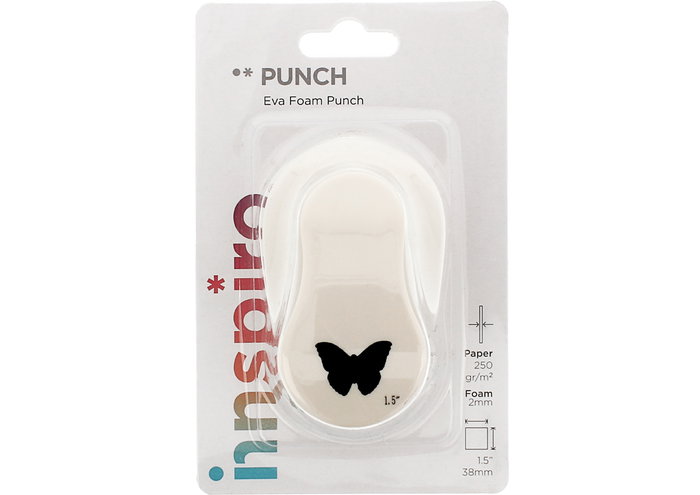Innspiro Perforatrice de formes papillon 38mm pour mousse EVA Innspiro Perforatrice de formes papillon 38mm pour mousse EVA