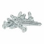Rapid Chevilles à Expansion Métal pour Cloison Plâtre 18-32mm, Lot de 10