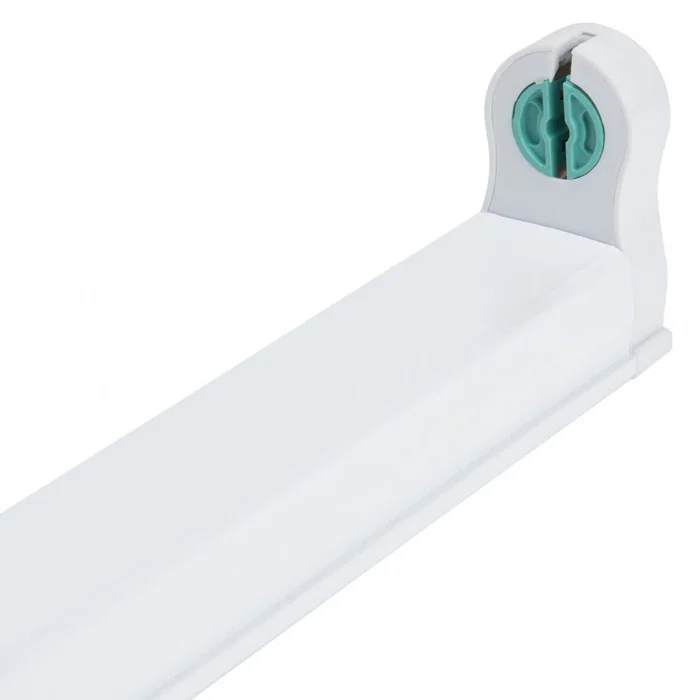 Réglette en Aluminium ECO pour tube LED T8 120 cm avec connexion un seul côté