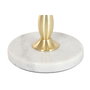 Table d'appoint Home ESPRIT Blanc Doré 41 x 41 x 57 cm