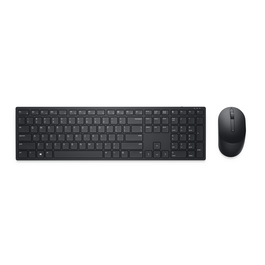 Dell KM5221W (580-AJRC) - Ensemble Souris et Clavier Sans Fil Noir, US International
