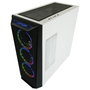 LC-Power LC-805BW-ON Holo - Boîtier Gaming Midi Tower - Blanc / Noir