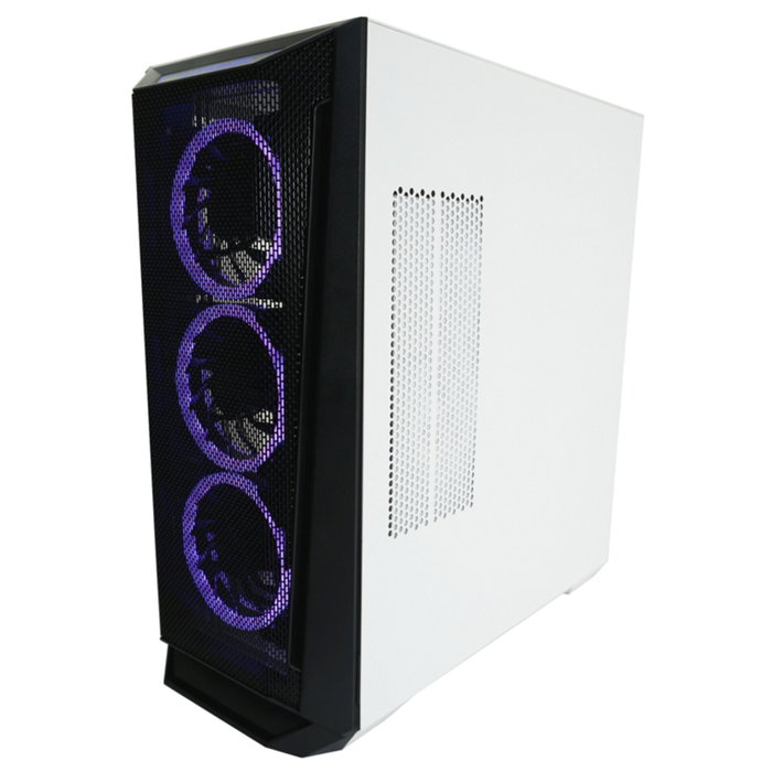 LC-Power LC-805BW-ON Holo - Boîtier Gaming Midi Tower - Blanc / Noir LC-Power LC-805BW-ON Holo - Boîtier Gaming Midi Tower - Blanc / Noir