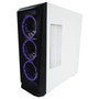 LC-Power LC-805BW-ON Holo - Boîtier Gaming Midi Tower - Blanc / Noir