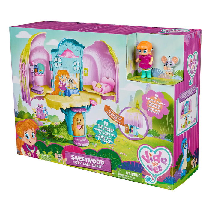 Spin Master - La Clinique Vétérinaire De Vida The Vet - Jouet d'imitation Maison de l'arbre avec 4 zones, estéthoscope, figurines et sons - Pour enfants à partir de 3 ans Spin Master - La Clinique Vétérinaire De Vida The Vet - Jouet d'imitation Maison de l'arbre avec 4 zones, estéthoscope, figurines et sons - Pour enfants à partir de 3 ans