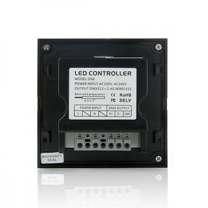Contrôleur RGWB Tactile Éloigné 4 Zones DMX512 Contrôleur RGWB Tactile Éloigné 4 Zones DMX512