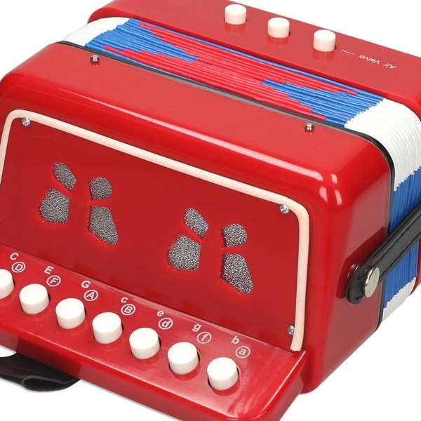 Reig Accordéon pour Enfants à Partir de 3 Ans, Jouet d'Éveil Musical en Plastique, 12 Pièces