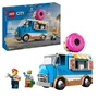 LEGO City 60452 - Food-truck à Donuts - Jouet de Construction pour Enfants à Partir de 5 Ans - Set avec Camion, Stand et Minifigurines