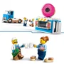 LEGO City 60452 - Food-truck à Donuts - Jouet de Construction pour Enfants à Partir de 5 Ans - Set avec Camion, Stand et Minifigurines