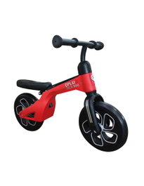 Ociotrends Tech Balance Bike, Bicyclette sans pédales, 10 pouces, Rouge, pour enfants de 18 mois à 4 ans, en polypropylène