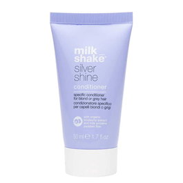 Milk Shake Après-Shampooing Conditionneur Silver Shine Sans Paraben - Pour la Neutralisation des Reflets Jaunes - 50 ml