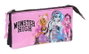 Safta Portatodo Triple Monster High "Drama" - Porte-tout triple - 22 x 12 x 3 cm - Jouet pour enfants - À partir de 3 ans
