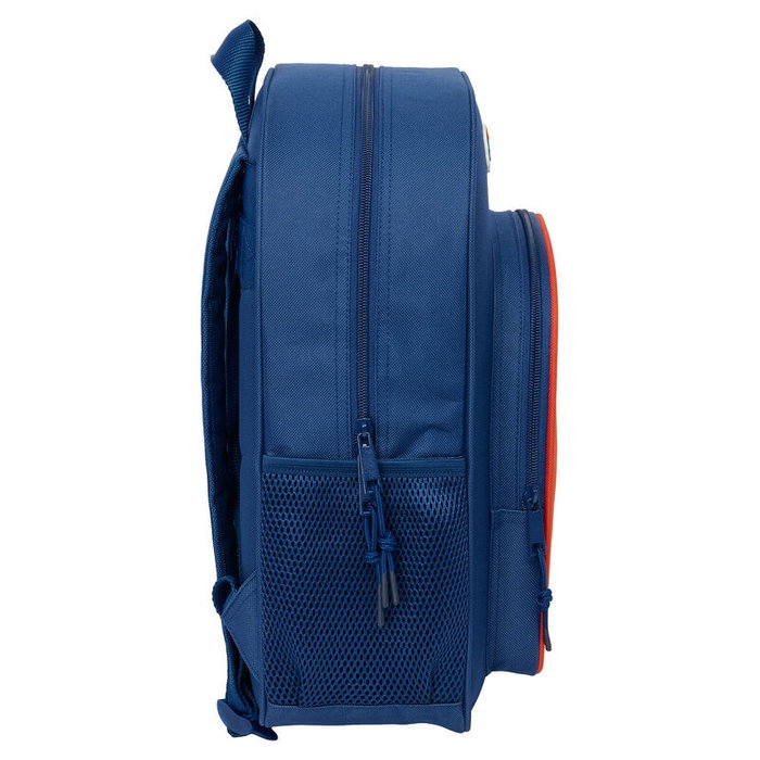 SAFTA Mochila Mamma Mia Super Mario Bros 38 cm - Sac à Dos Ergonomique et Adaptables aux Poussettes avec Poches à Bouteilles et Grande Poche Frontale