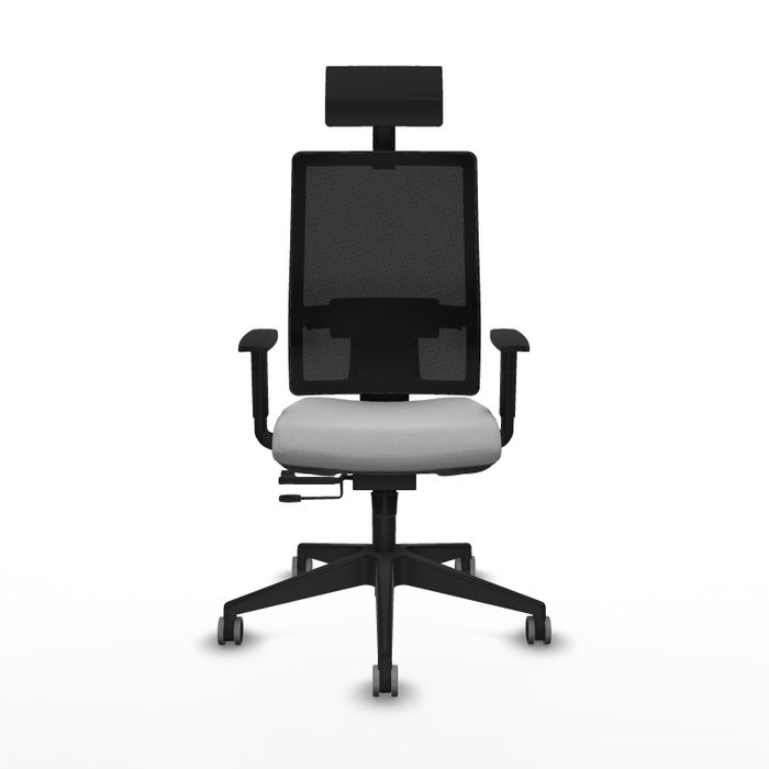 Piqueras y Crespo Chaise de Bureau 1D066G1 Gris clair