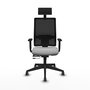 Piqueras y Crespo Chaise de Bureau 1D066G1 Gris clair
