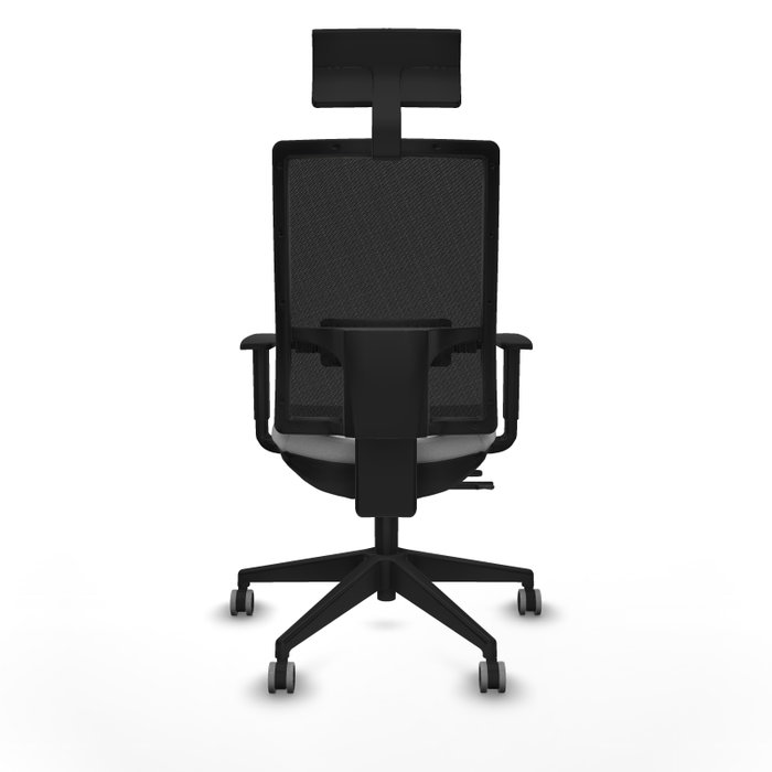 Piqueras y Crespo Chaise de Bureau 1D066G1 Gris clair