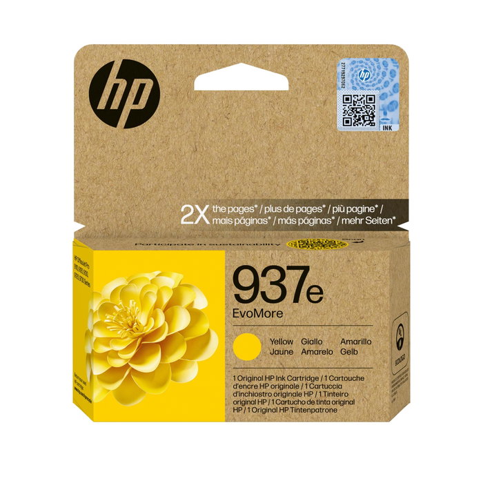 HP 937e EvoMore Cartouche d’encre Jaune XL