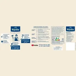 Ripolin - Peinture mat ultra couvrante, A+ - Pour murs, boiseries et radiateurs - Lessivable - Vert Armérie