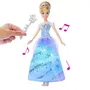 Disney Princess Poupée Cendrillon avec Robe Enchantée - Baguette Magique, Sons et Lumières, 6 Modes de Jeu - JBF94