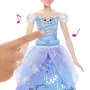 Disney Princess Poupée Cendrillon avec Robe Enchantée - Baguette Magique, Sons et Lumières, 6 Modes de Jeu - JBF94