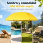 JugaToys Ombrelle Polinylon Jaune 160cm