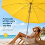 JugaToys Ombrelle Polinylon Jaune 160cm