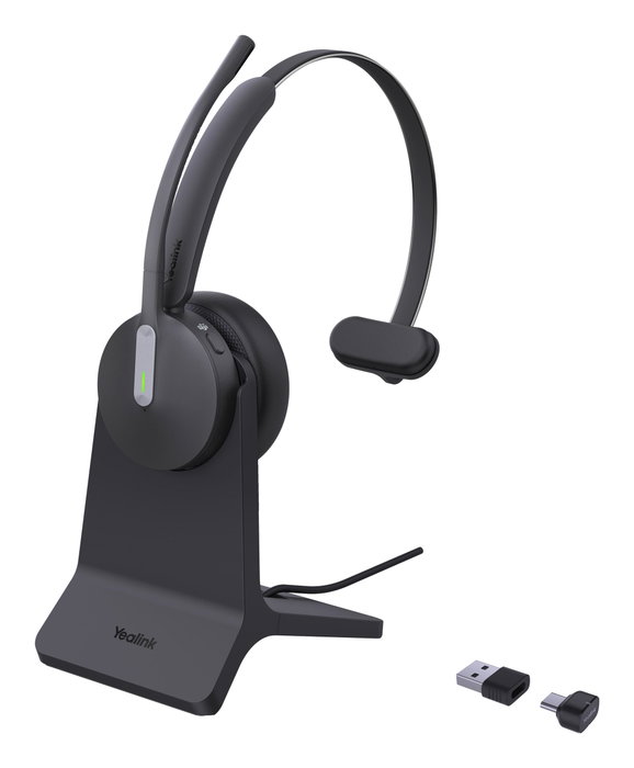 Yealink BH70 Mono MS Noir avec Support Yealink BH70 Mono MS Noir avec Support