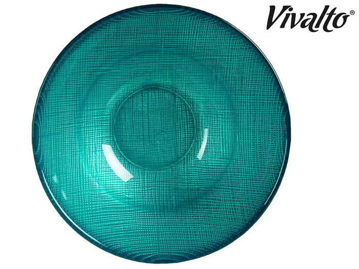 Vivalto Bol en verre turquoise 15 cm – Saladier décoratif (Set de 24) Vivalto Bol en verre turquoise 15 cm – Saladier décoratif (Set de 24)