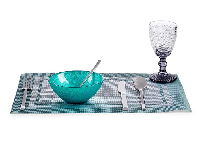 Vivalto Bol en verre turquoise 15 cm – Saladier décoratif (Set de 24) Vivalto Bol en verre turquoise 15 cm – Saladier décoratif (Set de 24)