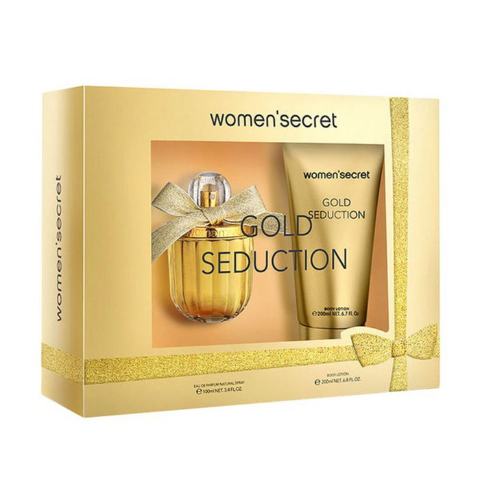 Women'Secret Coffret Gold Seduction Eau de Parfum et Lotion Corporelle Women'Secret Coffret Gold Seduction Eau de Parfum et Lotion Corporelle