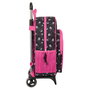 Cartable à roulettes Kuromi Noir Fuchsia 33 x 42 x 14 cm