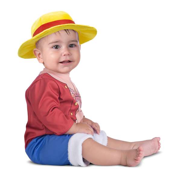 My Other Me - Déguisement Luffy One Piece avec gilet et chapeau - Taille 12-24 mois