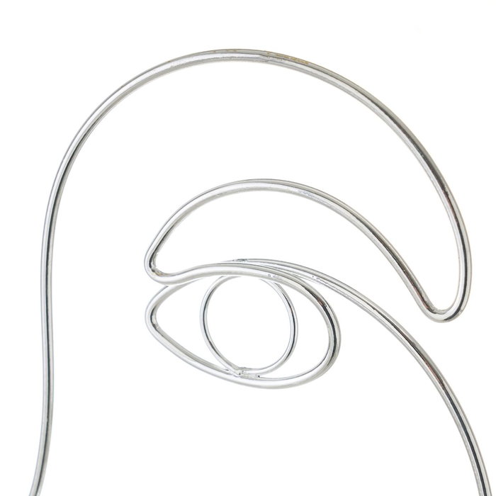 BigBuy Home Figurine Décorative Blanc Argenté Céramique Fer BigBuy Home Figurine Décorative Blanc Argenté Céramique Fer