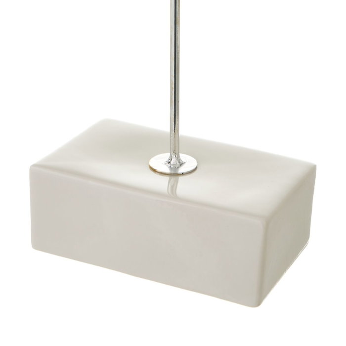 BigBuy Home Figurine Décorative Blanc Argenté Céramique Fer BigBuy Home Figurine Décorative Blanc Argenté Céramique Fer