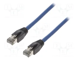 LOGILINK Câble Ethernet Patch Cord S/FTP Cat 8.1 RJ45 5m Bleu