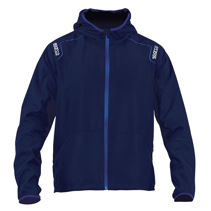 Sparco Veste Coupe-Vent S02405BM2M Taille M Bleu Légère Résistante Pluie Vent Sparco Veste Coupe-Vent S02405BM2M Taille M Bleu Légère Résistante Pluie Vent