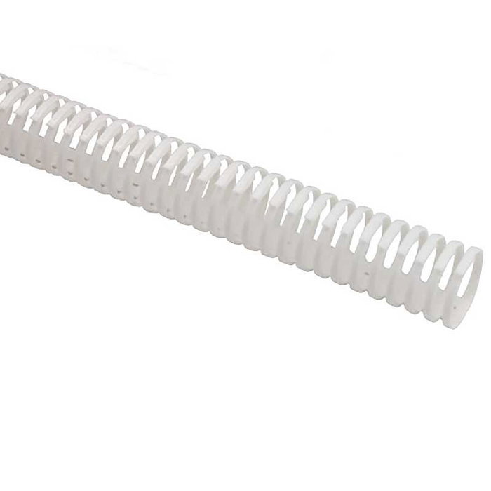 HERRAJES ALK TIRI Pasacable adhésif - Ø50 mm, longueur 550 mm - Blanc