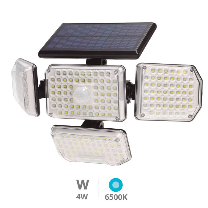 GSC Evolution Lanteri - Applique solaire LED avec capteur de mouvement et crépusculaire 4W 6500K Noir GSC Evolution Lanteri - Applique solaire LED avec capteur de mouvement et crépusculaire 4W 6500K Noir