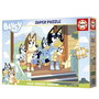 Educa - Puzzle en bois Bluey - 100 pièces - Puzzle pour enfant de 6 à 8 ans - Produit en espagnol et anglais