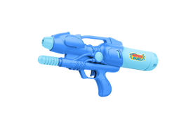 Marbueno 10374A Pistolet à Eau Plastique Pression Bleu 42x18 cm Jardin Piscine Plage