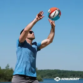 Schildkröt Ballon de Volley-Ball Taille 5 - 21 cm, en Cuir Synthétique Soft Touch, Technologie de Laminage sans Couture, 260 g, Vessie en Caoutchouc Haute Qualité