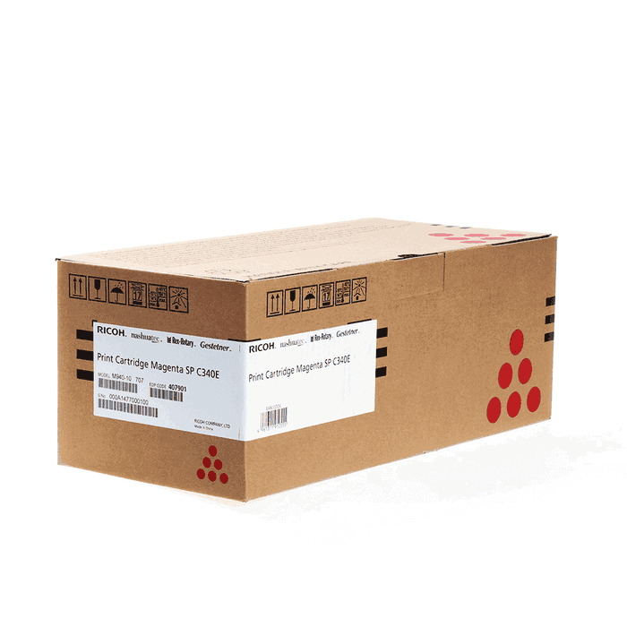 Ricoh Toner SPC340 / 407901 - Cartouche de toner magenta pour imprimante Ricoh Toner SPC340 / 407901 - Cartouche de toner magenta pour imprimante