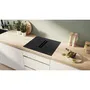Bosch PVS611B16E Table de cuisson aspirante à induction 60 cm, 4 foyers, 7400 W, noir, technologie Touch Select et Combizone
