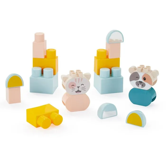 Ecoiffier - Chariot de marche éducatif 1er âge avec 16 accessoires pour l'éveil, pour enfants dès 12 mois - Jouet en bois Origine France Garantie